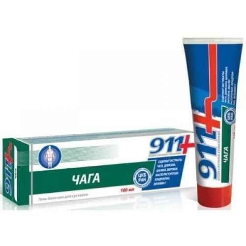 CHAGA 911 gel-balm massage for joints and muscles 100 ml. UK