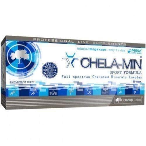 CHELA-MIN Sport Formula x 60 capsules a patented formula of minerals UK