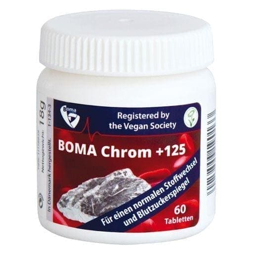 Chromium picolinate, CHROM+125 tablets UK