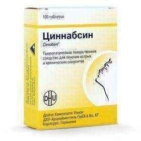 CINNABSIN 100 tablets, sinusitis treatment, sinus infection treatment UK