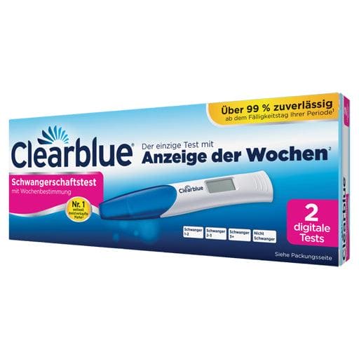 CLEARBLUE pregnancy test with week determination UK