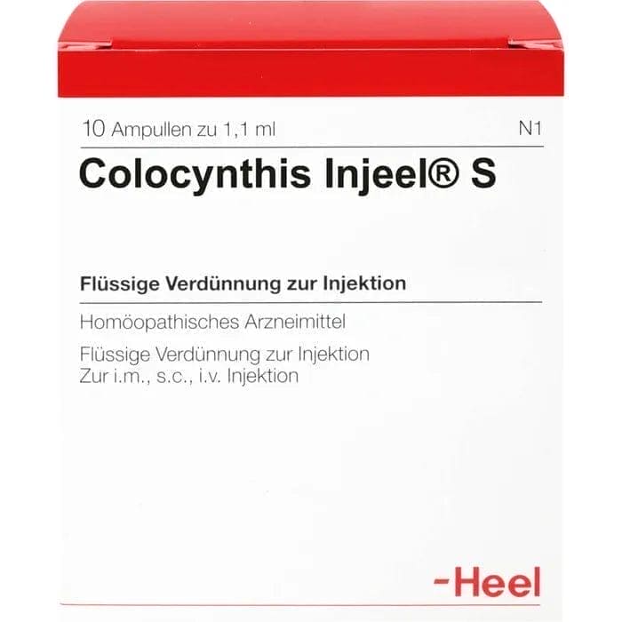 Colic, sciatic neuralgia, COLOCYNTHIS INJEEL S ampoules UK