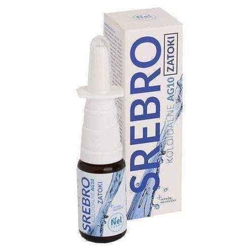 Colloidal silver AG10 Gulf nasal spray 15ml UK