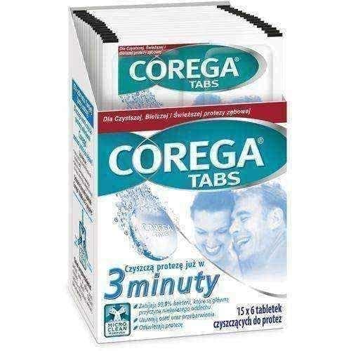 COREGA TABS 3 minutes x 6 tablets UK