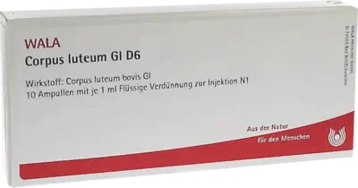 CORPUS LUTEUM GL D 6 ampoules UK