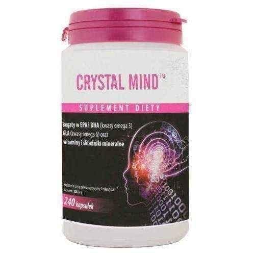 CRYSTAL MIND x 120 capsules, how to improve memory UK