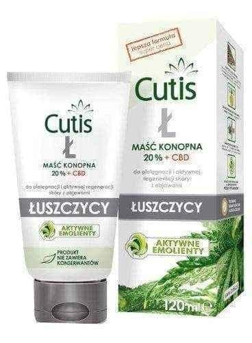 Cutis Ł - Psoriasis Hemp ointment 20% + CBD 120ml UK