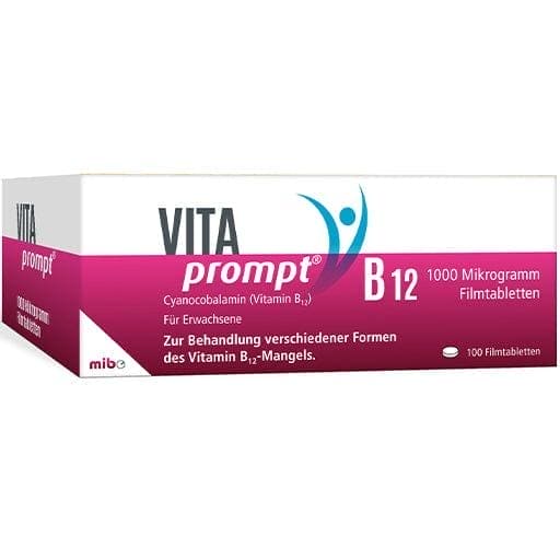 cyanocobalamin (vitamin B12), VITAPROMPT 1000 micrograms film-coated tablets UK