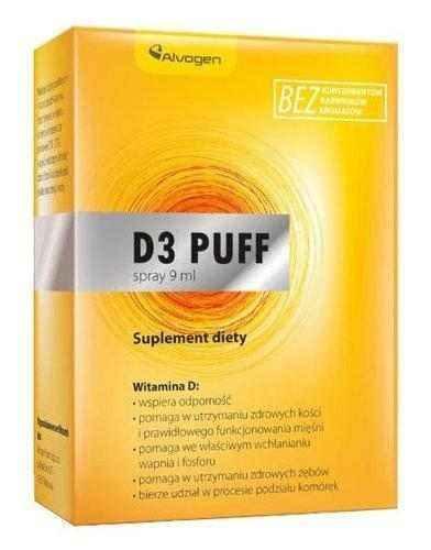 D3 Puff mouth spray 9ml UK