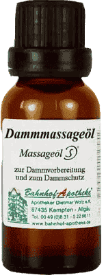 DAM MASSAGE OIL, perineum care after childbirth, clary sage, rose, St. John 's wort, wheat germ, evening primrose oil UK