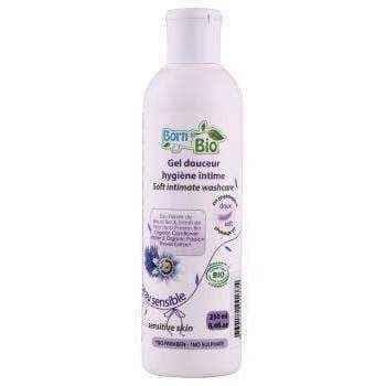 Delicate gel for intimate hygiene with water organic cornflower 250ml, intimate wash UK