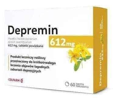 Depremin x 60 tablets, dry extract of St. John's wort UK