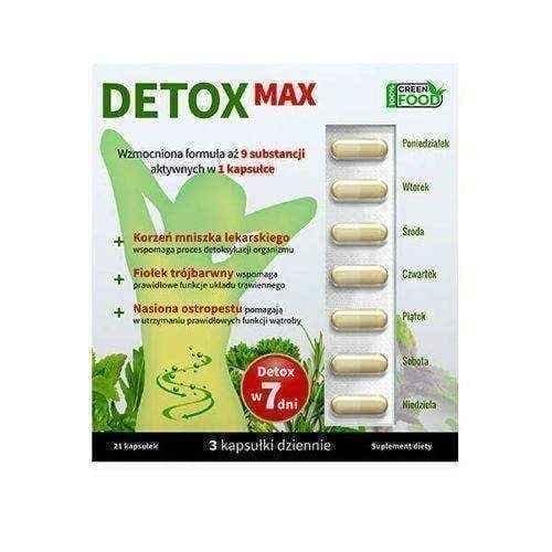 Detox Max x 21 capsules UK