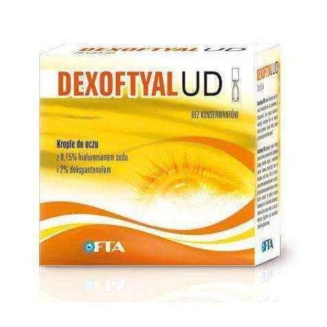 DEXOFTYAL UD eye drops 0,35ml x 10 pieces, refresh eye drops UK