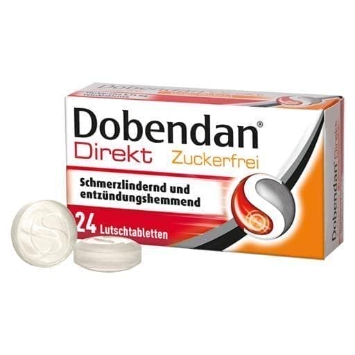 DOBENDAN Direkt sugar-free Flurbiprofen UK