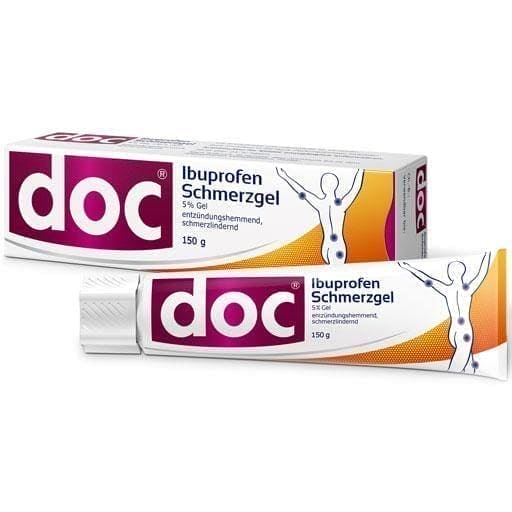 DOC IBUPROFEN pain gel 5% 150 g UK