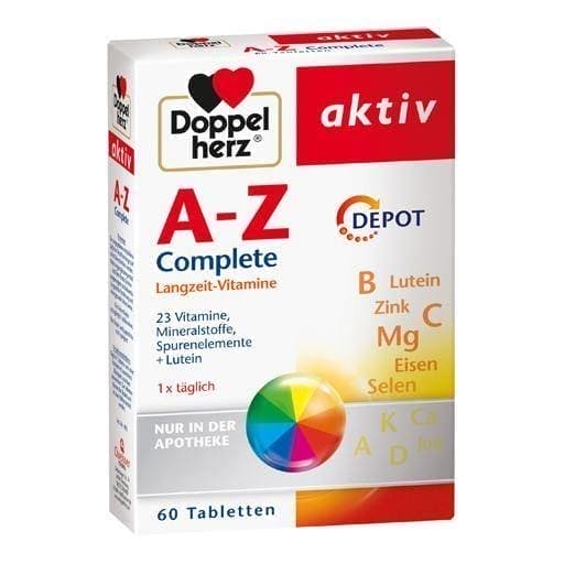 Doppelherz Aktiv A - Z Depot Tablets 60 Pc – ELIVERAGroup.co.uk, UK