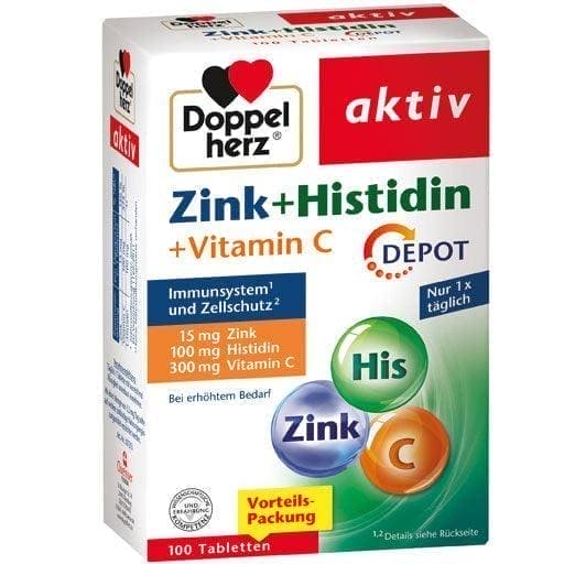 DOPPELHERZ zinc , histidine, vitamin C UK