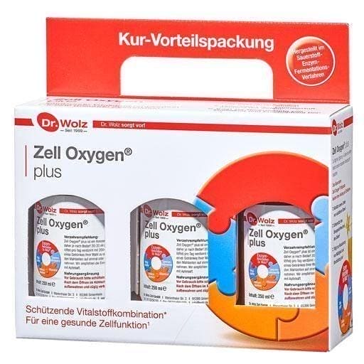 Dr Wolz ZELL OXYGEN plus treatment liquid 3X250 ml UK