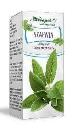 Dried sage leaves x 30 capsules UK