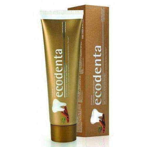 Ecodenta toothpaste Anti-caries paste with a cinnamon scent 100ml UK