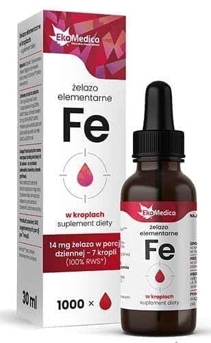 Elemental iron drops, MCT oil, vegan and vegetarian UK