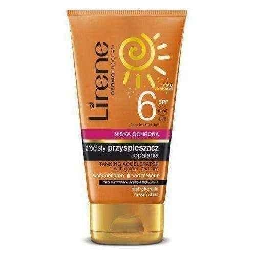 ERIS Lirene golden tanning accelerator SPF6 150ml UK