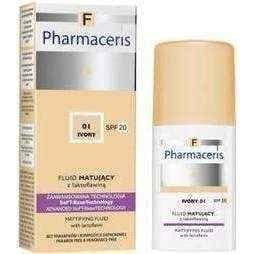 ERIS Pharmaceris F Fluid matting 01 Ivory SPF20 30ml UK