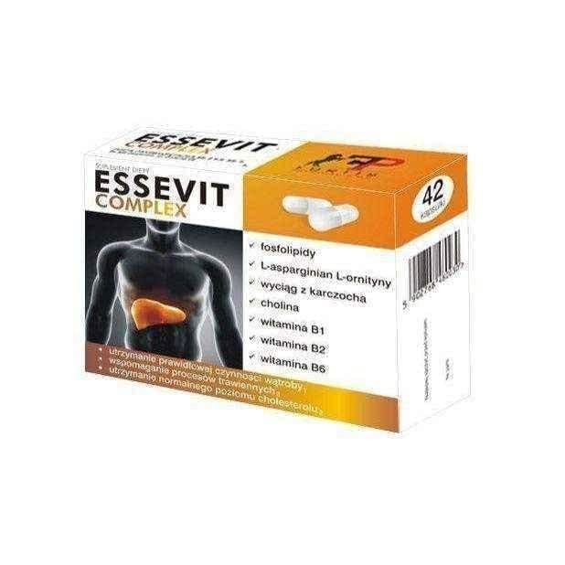 ESSEVIT COMPLEX, liver function, liver disease, l-ornithine, ornithine, l-aspartate UK