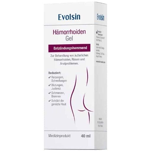 EVOLSIN hemorrhoid gel, gel for hemorrhoids UK