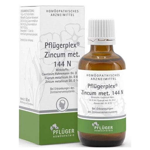 Febrile convulsion treatment, PFLÜGERPLEX Zincum met.144 N drops UK