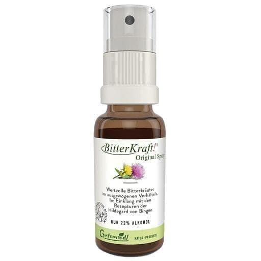 Feeling full quickly, full feeling acid reflux, bloating BITTER POWER Original Spray UK