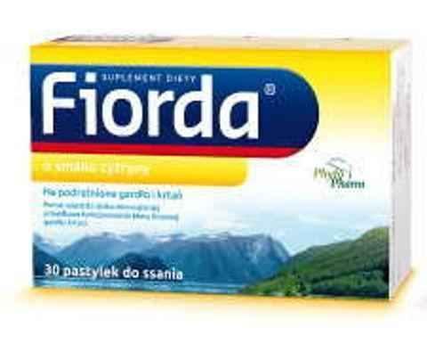 Fiorda lemon flavor x 30 lozenges UK