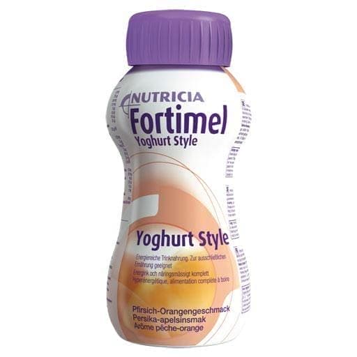 FORTIMEL Yoghurt Style Peach Orange Flavor UK