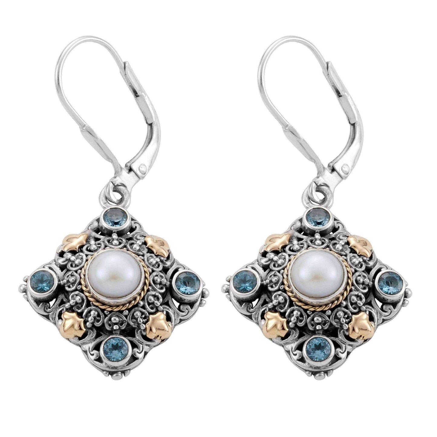 Freshwater Pearl 'Cawi' Earrings (Indonesia) UK