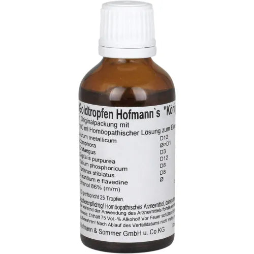 functional heart and circulatory complaints GOLDTROPFEN Hofmann's Königsee'r Lsg.z.Einollen 50 ml