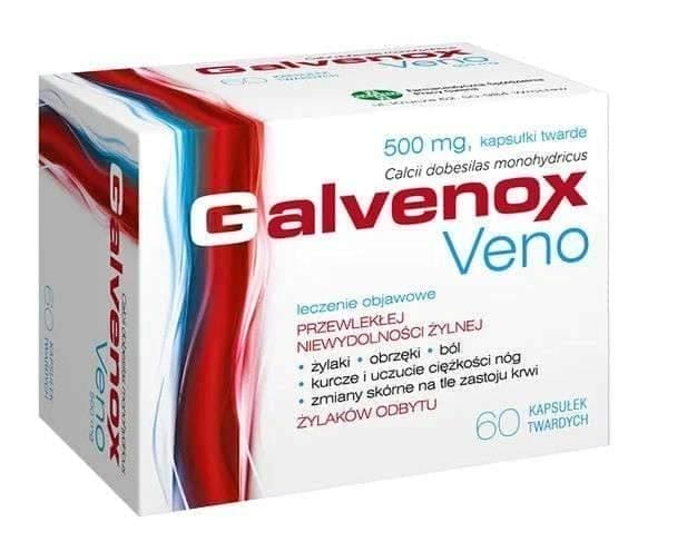 Galvenox Veno x 60 capsules calcium dobesilate monohydrate UK