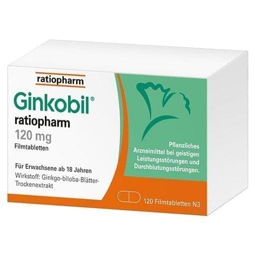 GINKOBIL, ginkgo biloba leaf extract 120 mg UK