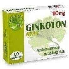 Ginkoton Max, improve memory, memory improvement, Ginkgo biloba UK
