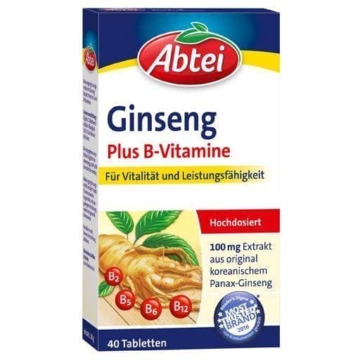 Ginseng Plus B Vitamins Tablets UK