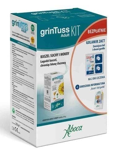 Grintuss Adult syrup + lozenges KIT UK