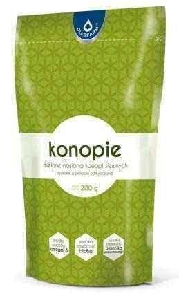 Ground hemp seeds 200g UK