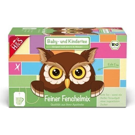 H&S organic baby and children's tea fine fennel mix UK