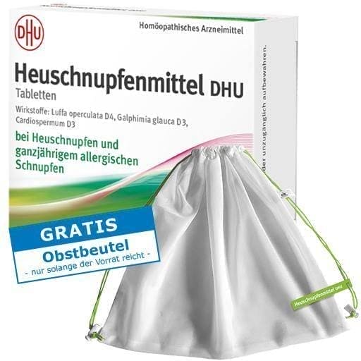 HAY FUTURE MEDICINAL DHU allergic rhinitis, Hay fever tab. UK