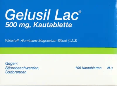 Heartburn, acid regurgitation, duodenal ulcer, GELUSIL LAC chewable tablets UK