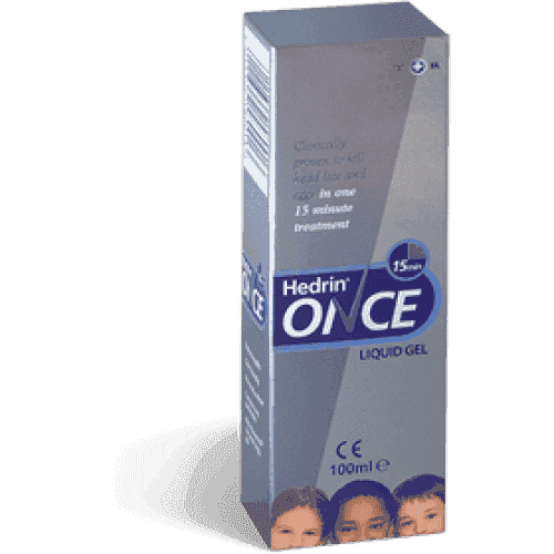 Hedrin Once liquid gel kills lice and nits 100ml. What kills nits and lice? UK