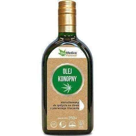 Hemp oil, unrefined 350ml UK