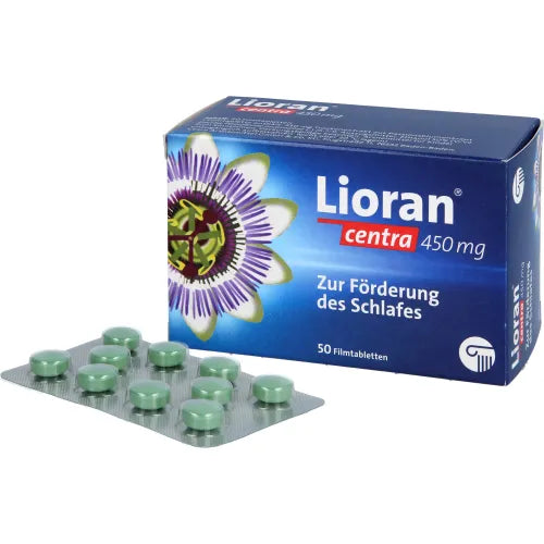 herbal medicinal for sleep LIORAN centra 450 mg film-coated tablets