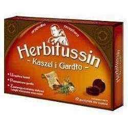 HERBITUSSIN cough and throat x 12 lozenges UK