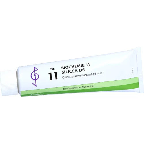 homeopathic medicine BIOCHEMIE 11 Silicea D 6 Cream 100 ml